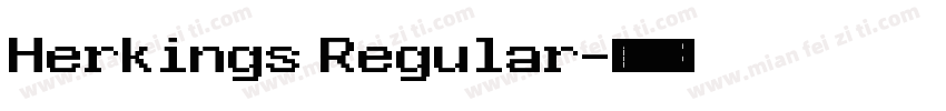 Herkings Regular字体转换